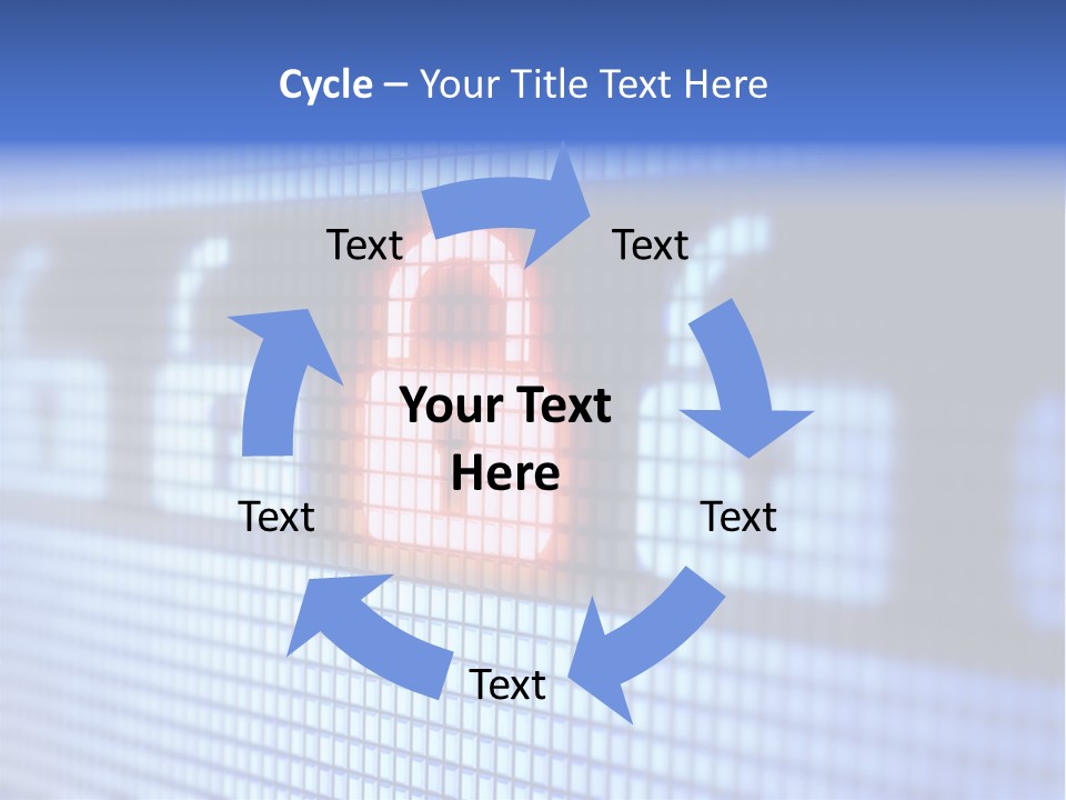 Open Phone Badge PowerPoint Template