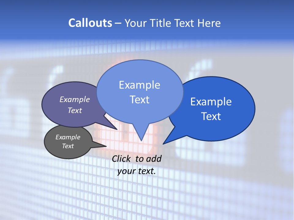 Open Phone Badge PowerPoint Template