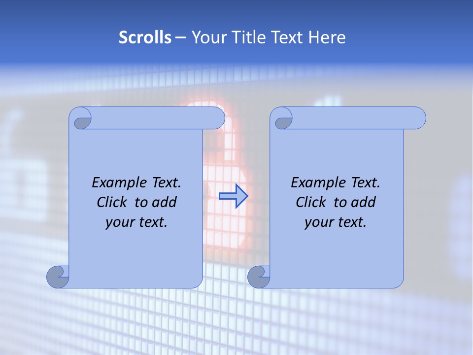 Open Phone Badge PowerPoint Template