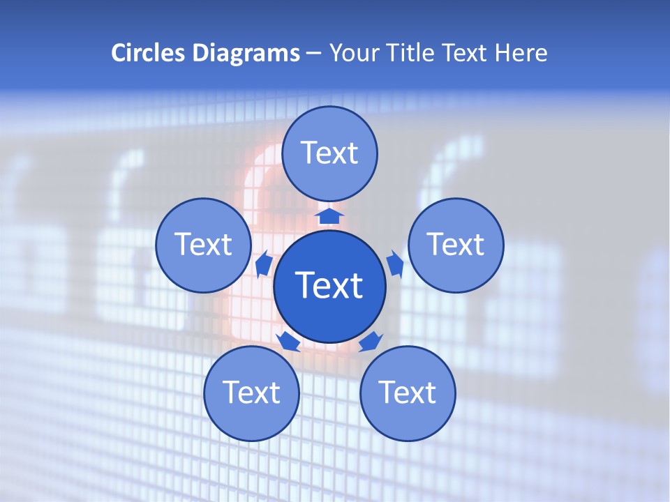 Open Phone Badge PowerPoint Template