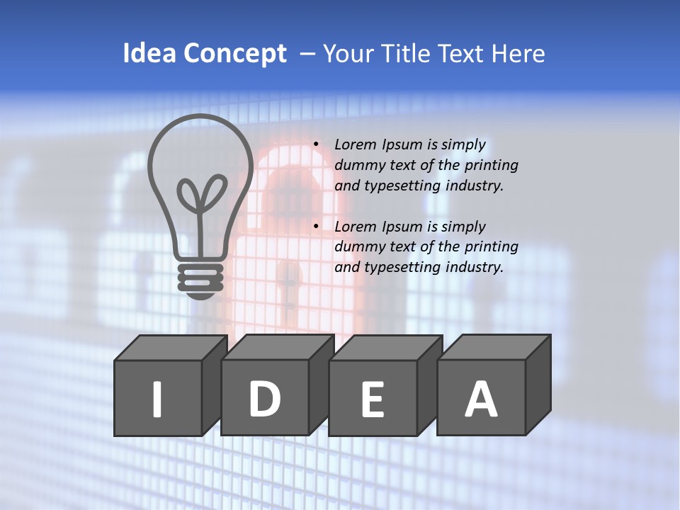 Open Phone Badge PowerPoint Template