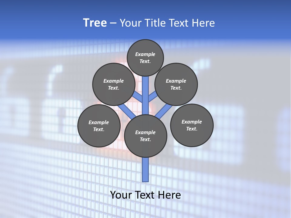 Open Phone Badge PowerPoint Template