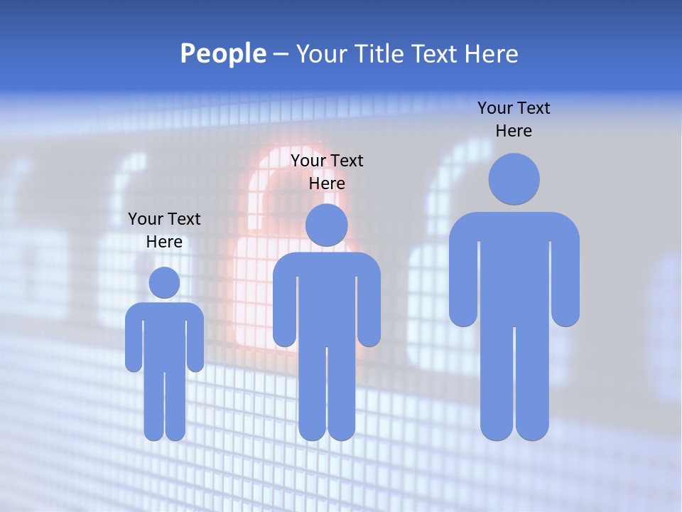 Open Phone Badge PowerPoint Template