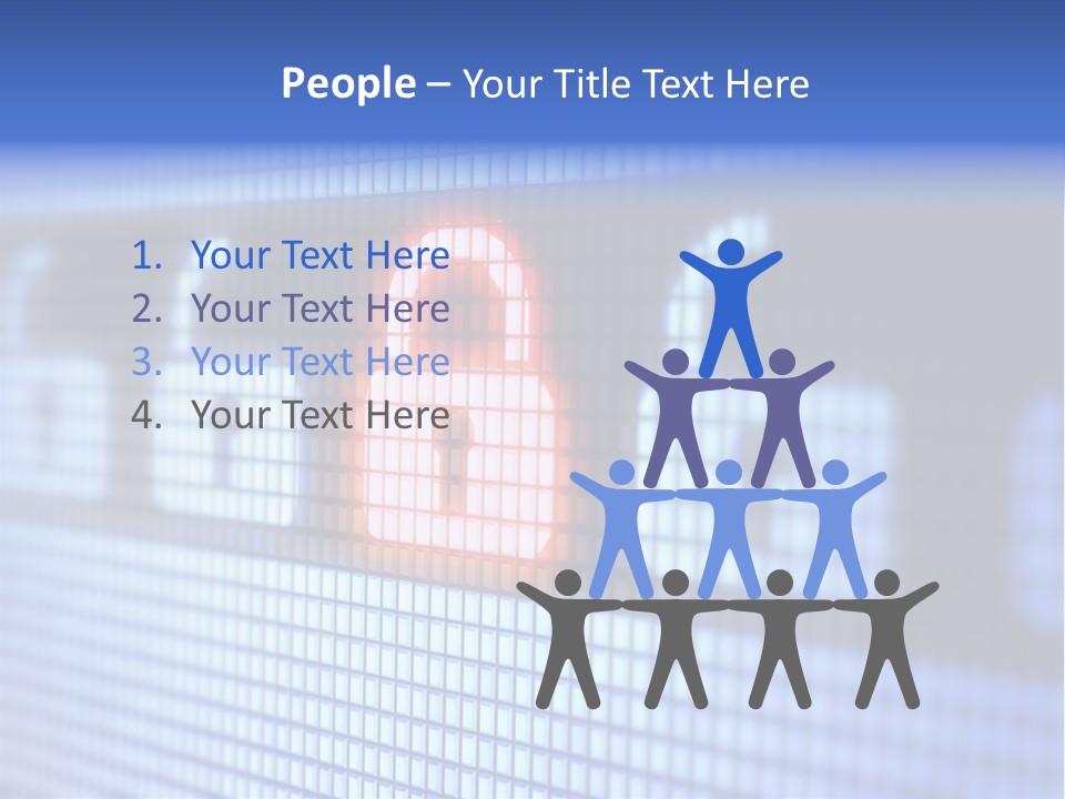 Open Phone Badge PowerPoint Template