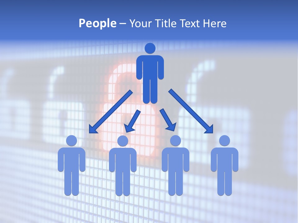 Open Phone Badge PowerPoint Template