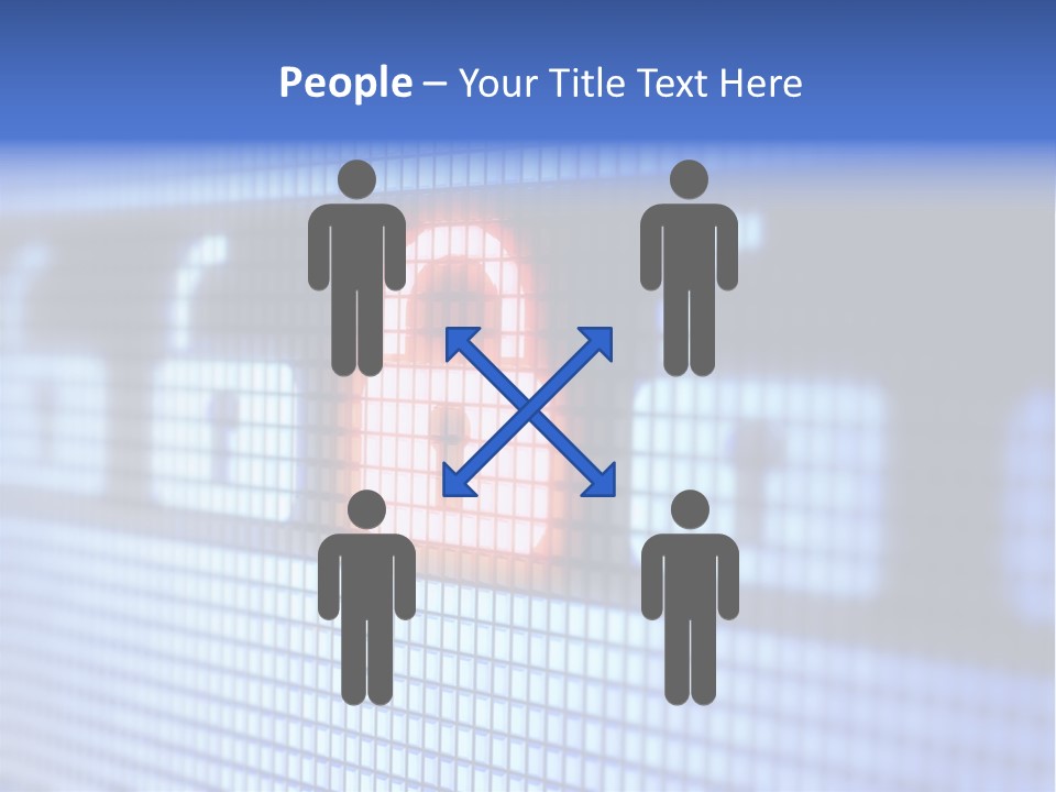 Open Phone Badge PowerPoint Template