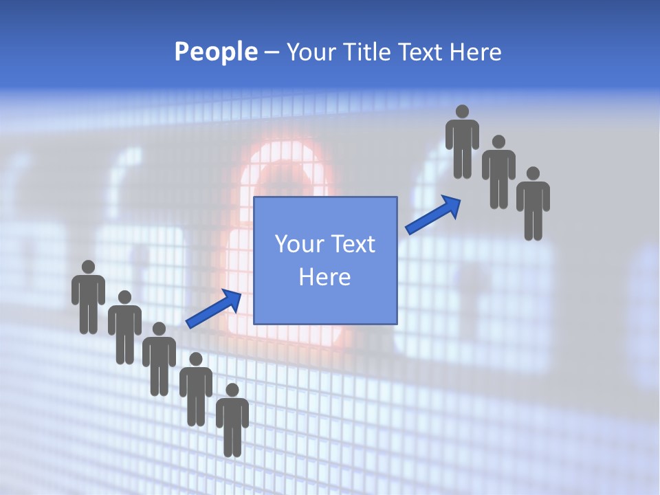 Open Phone Badge PowerPoint Template