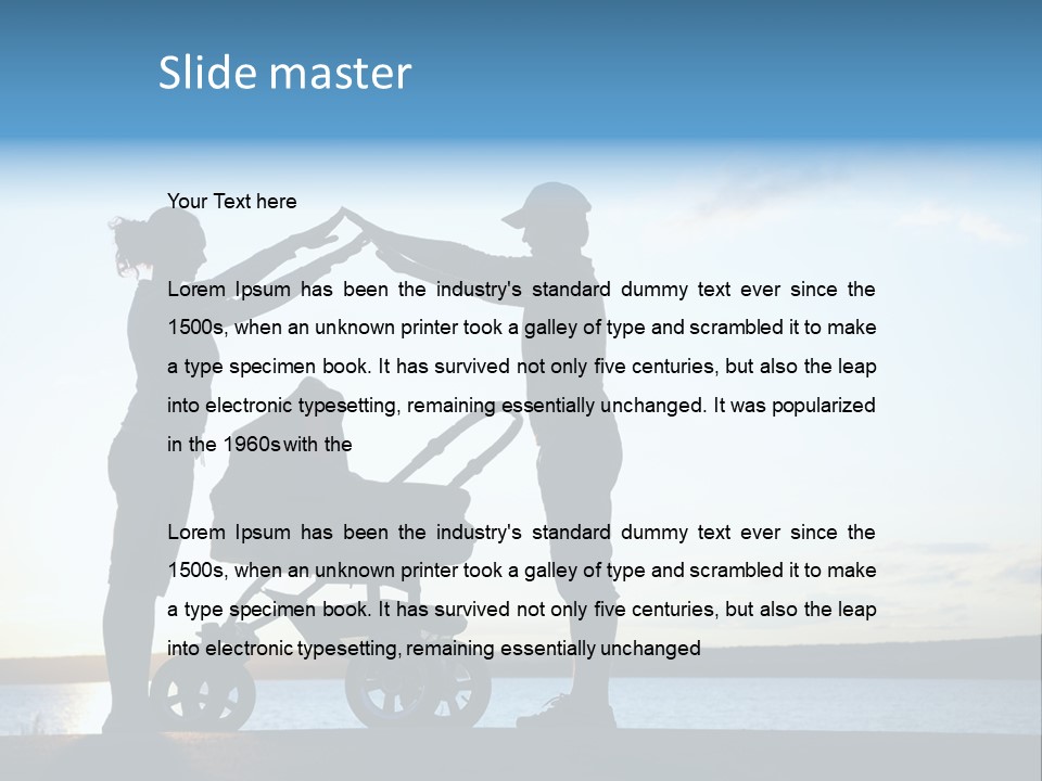 Leisure Male Happiness PowerPoint Template