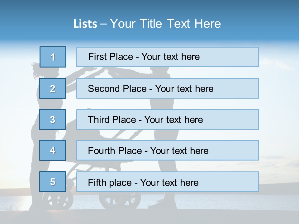 Leisure Male Happiness PowerPoint Template