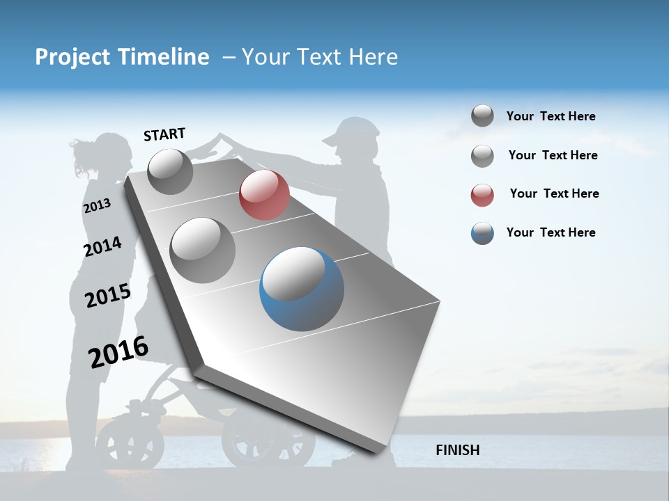 Leisure Male Happiness PowerPoint Template