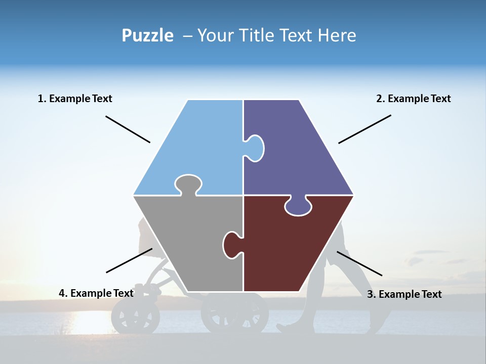 Beautiful Mother Young PowerPoint Template