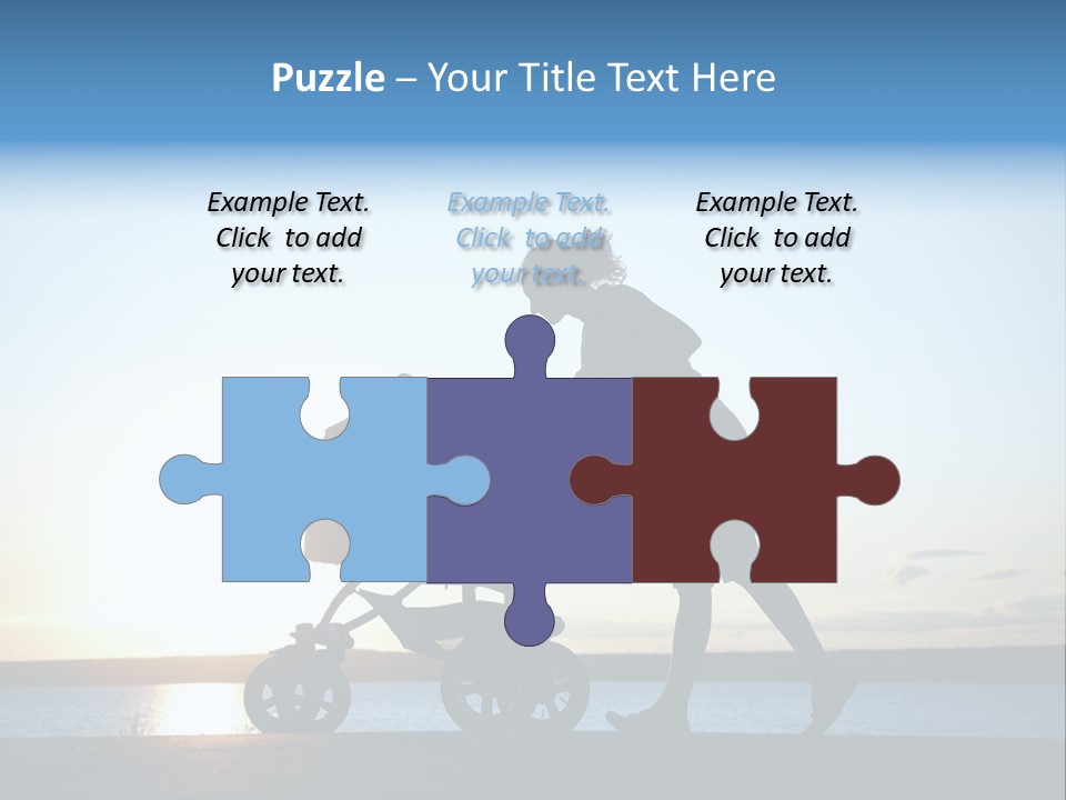 Beautiful Mother Young PowerPoint Template