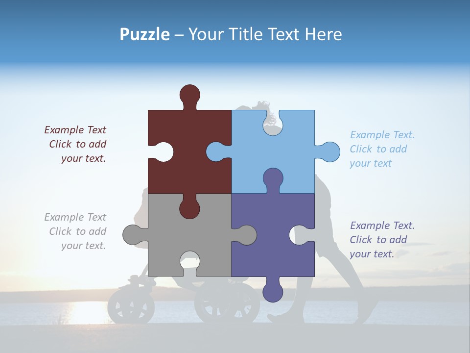 Beautiful Mother Young PowerPoint Template