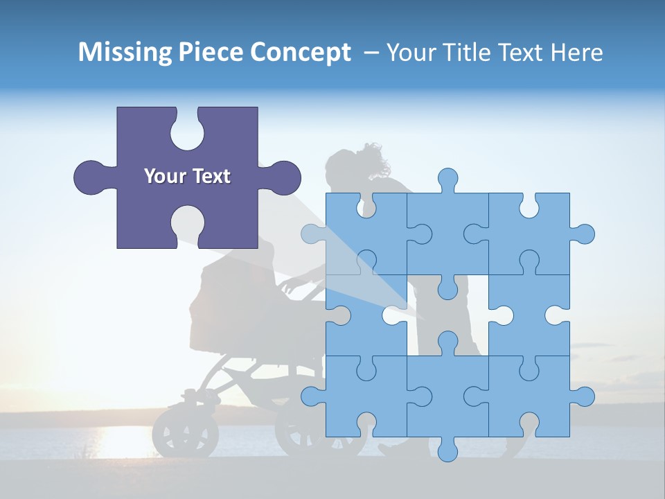 Beautiful Mother Young PowerPoint Template