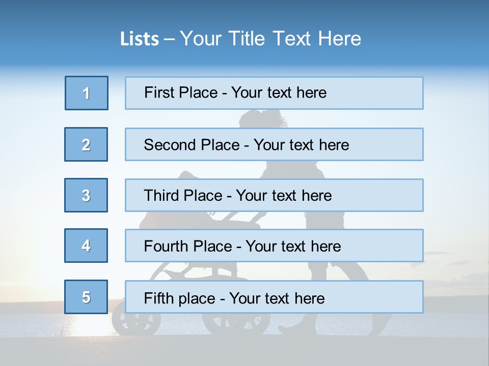 Beautiful Mother Young PowerPoint Template