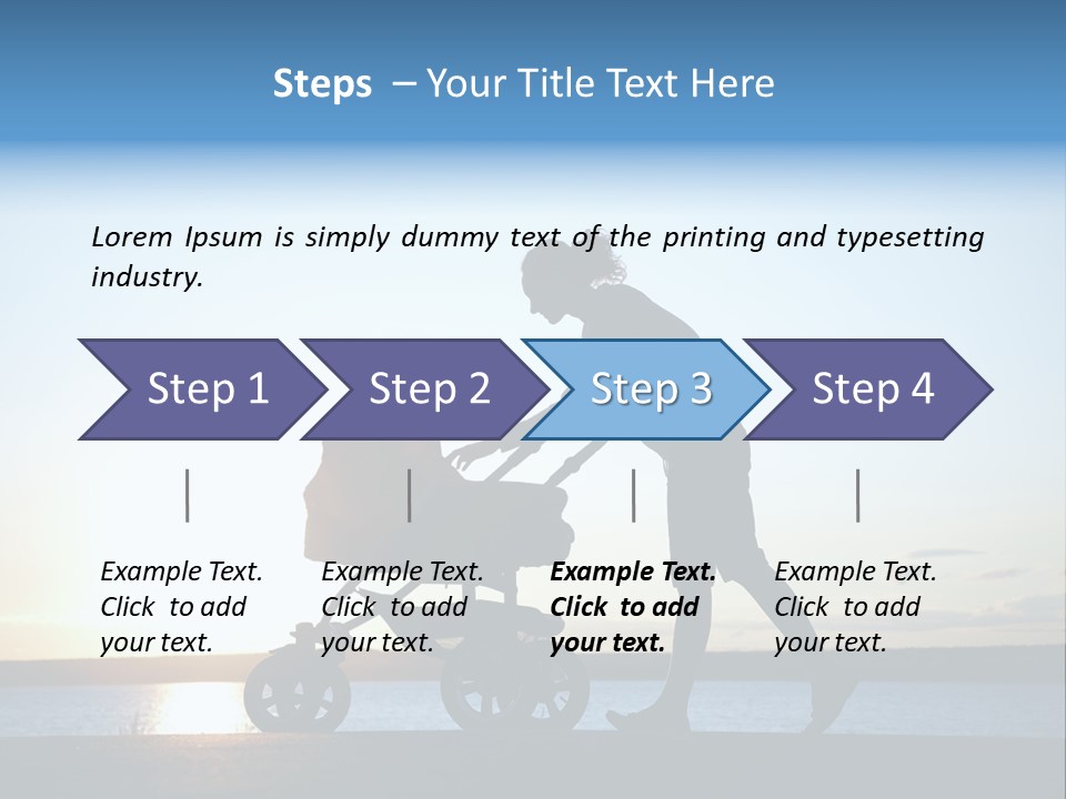 Beautiful Mother Young PowerPoint Template