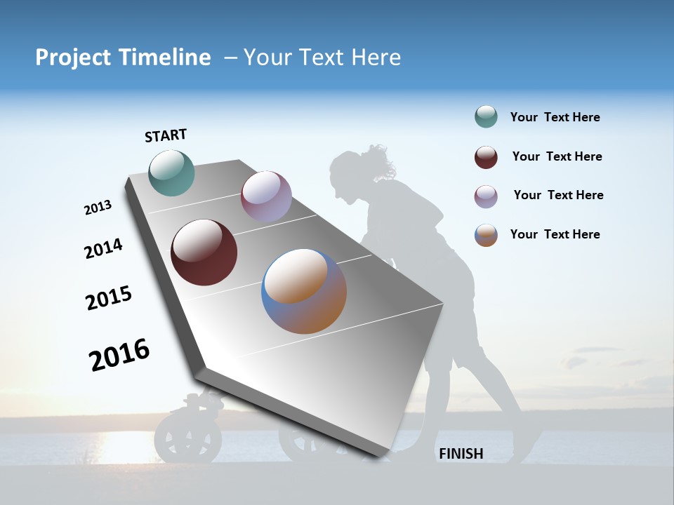Beautiful Mother Young PowerPoint Template