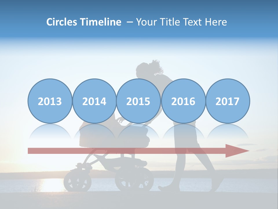 Beautiful Mother Young PowerPoint Template