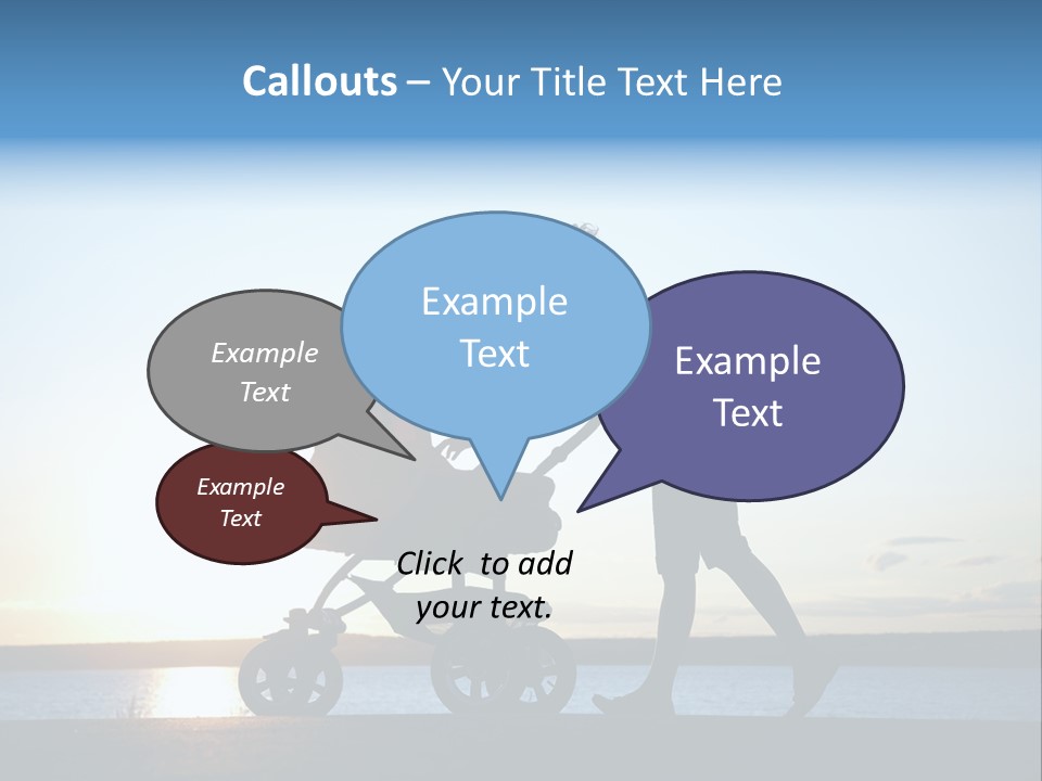 Beautiful Mother Young PowerPoint Template