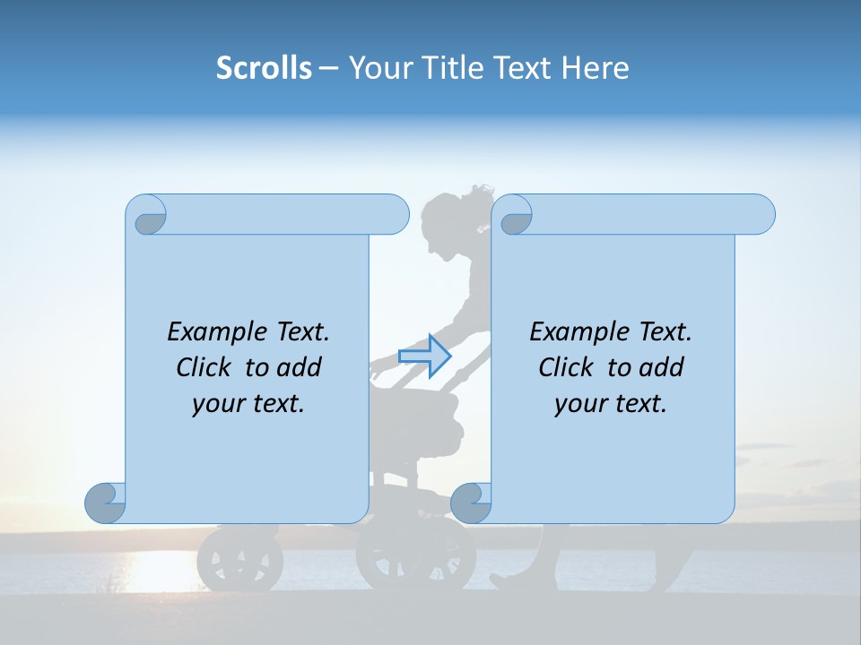 Beautiful Mother Young PowerPoint Template