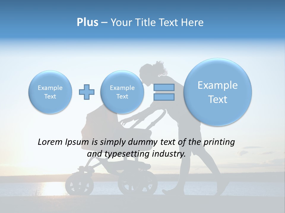 Beautiful Mother Young PowerPoint Template