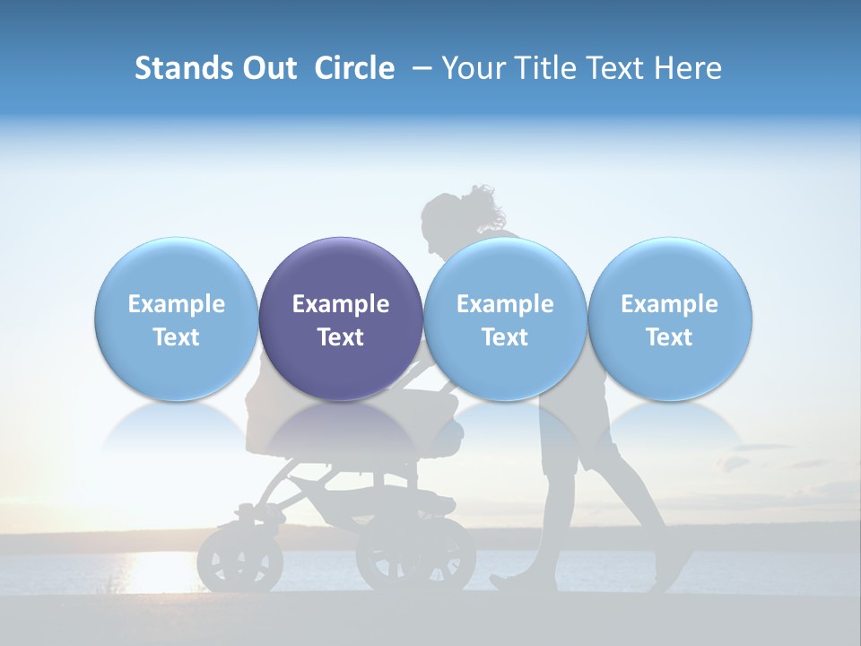 Beautiful Mother Young PowerPoint Template