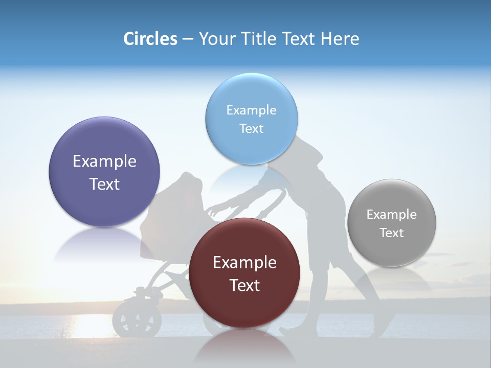 Beautiful Mother Young PowerPoint Template