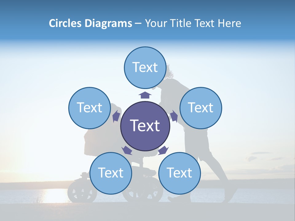 Beautiful Mother Young PowerPoint Template