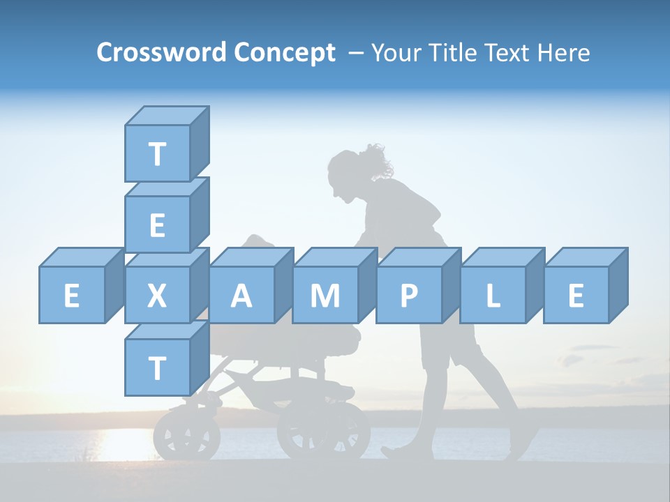Beautiful Mother Young PowerPoint Template