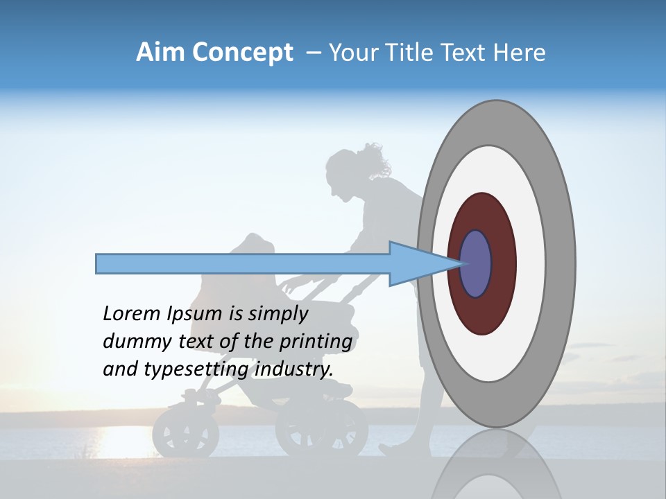 Beautiful Mother Young PowerPoint Template