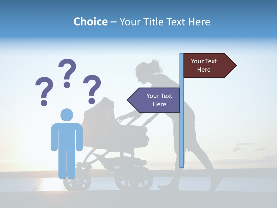 Beautiful Mother Young PowerPoint Template