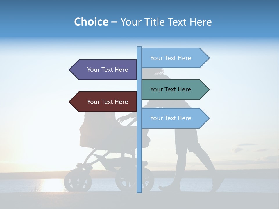 Beautiful Mother Young PowerPoint Template