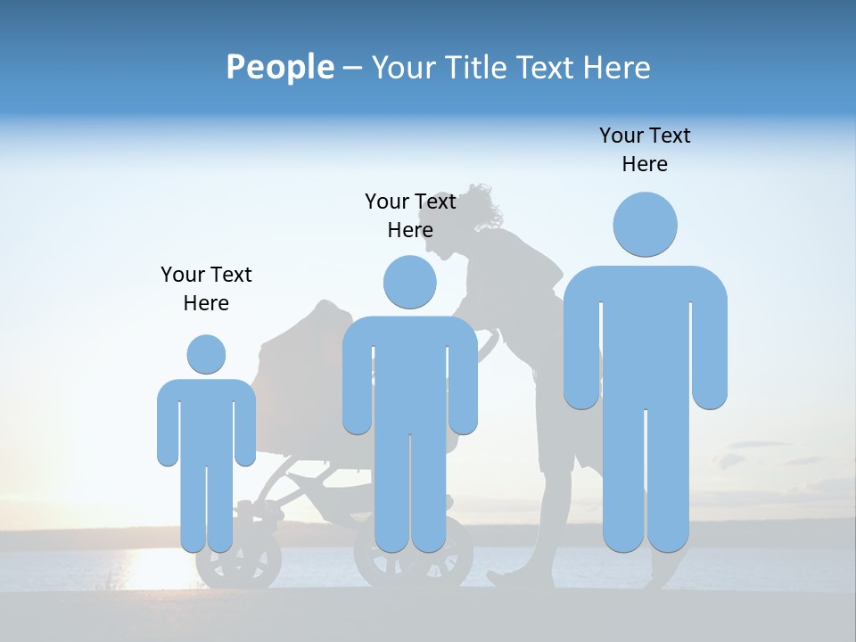 Beautiful Mother Young PowerPoint Template