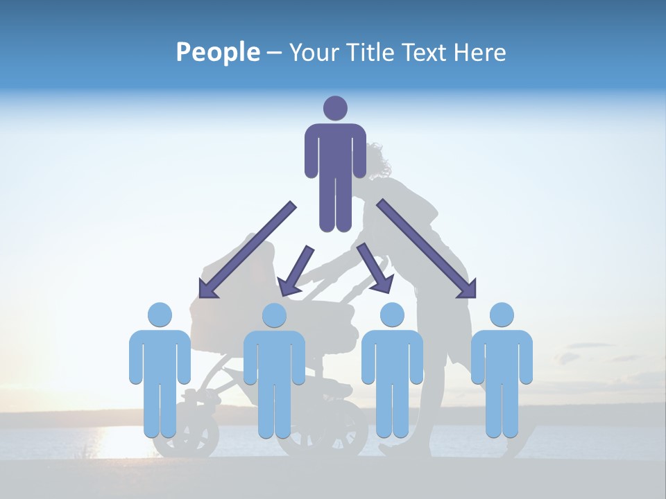 Beautiful Mother Young PowerPoint Template