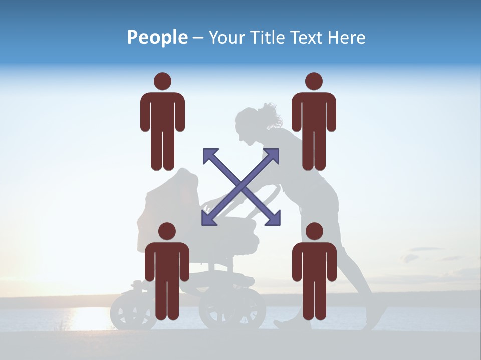 Beautiful Mother Young PowerPoint Template