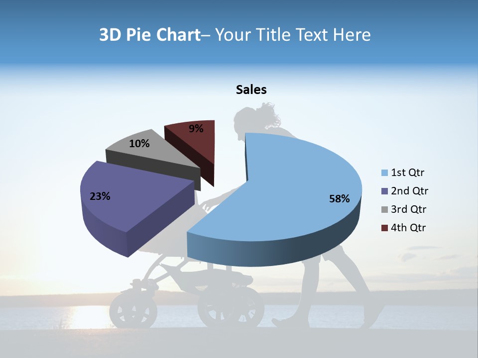 Beautiful Mother Young PowerPoint Template