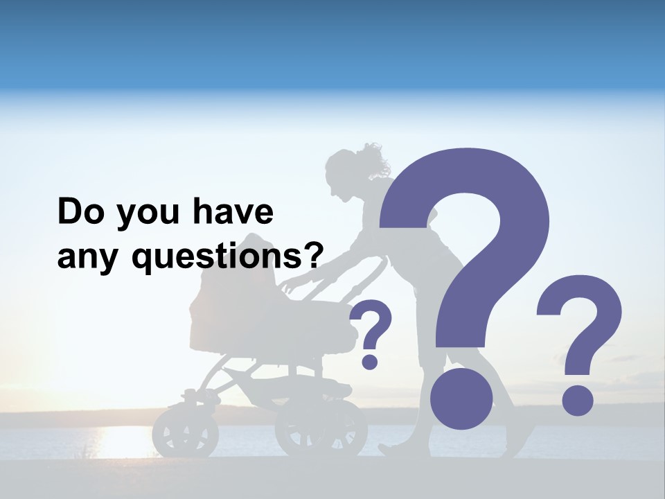 Beautiful Mother Young PowerPoint Template