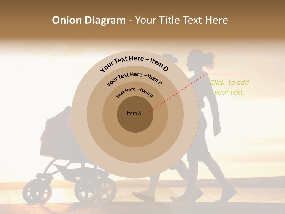 Months Male Sunset PowerPoint Template