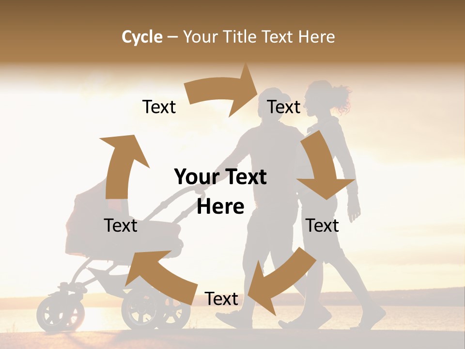 Months Male Sunset PowerPoint Template