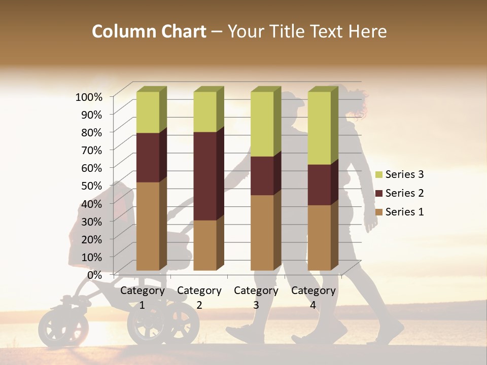 Months Male Sunset PowerPoint Template