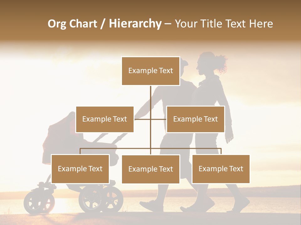Months Male Sunset PowerPoint Template