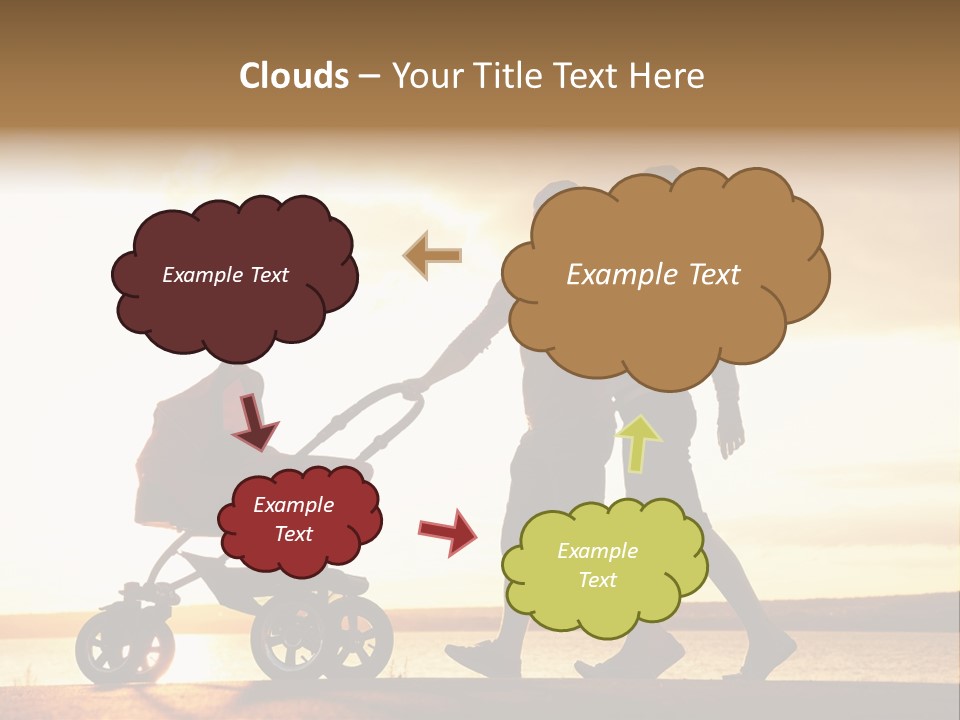 Months Male Sunset PowerPoint Template
