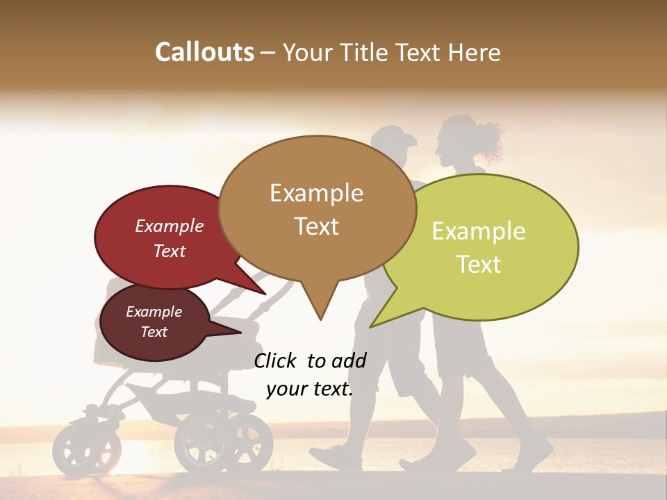 Months Male Sunset PowerPoint Template