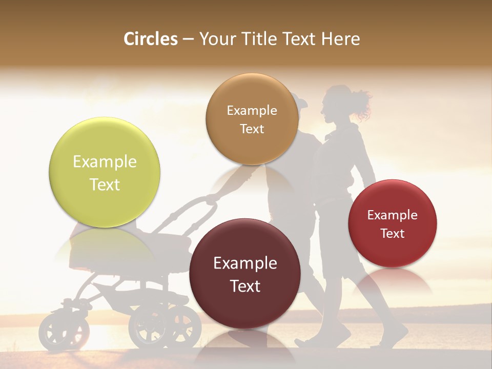 Months Male Sunset PowerPoint Template