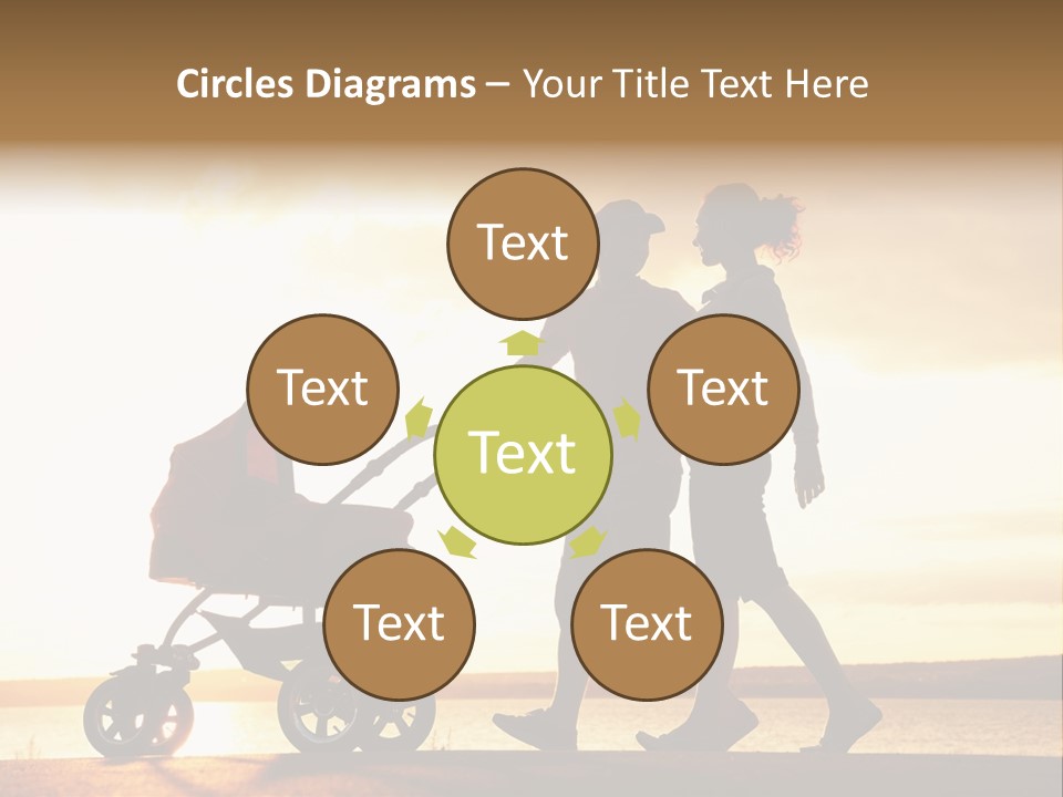 Months Male Sunset PowerPoint Template