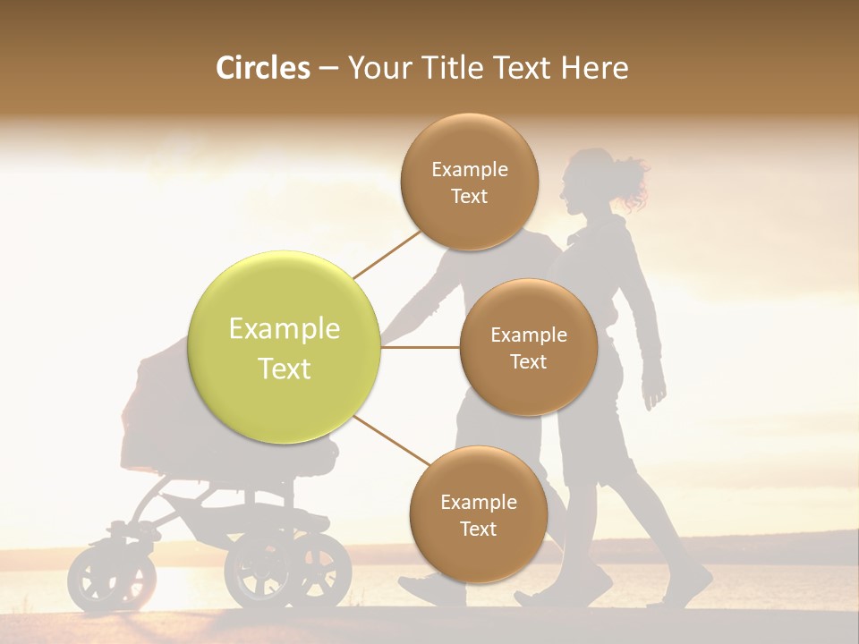 Months Male Sunset PowerPoint Template