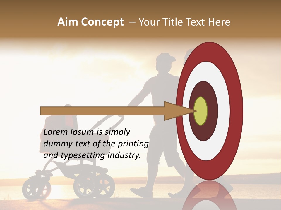 Months Male Sunset PowerPoint Template