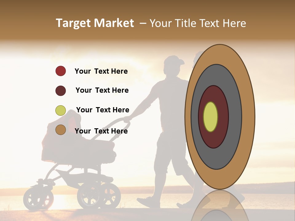 Months Male Sunset PowerPoint Template