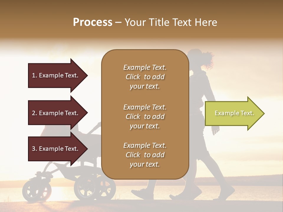 Months Male Sunset PowerPoint Template