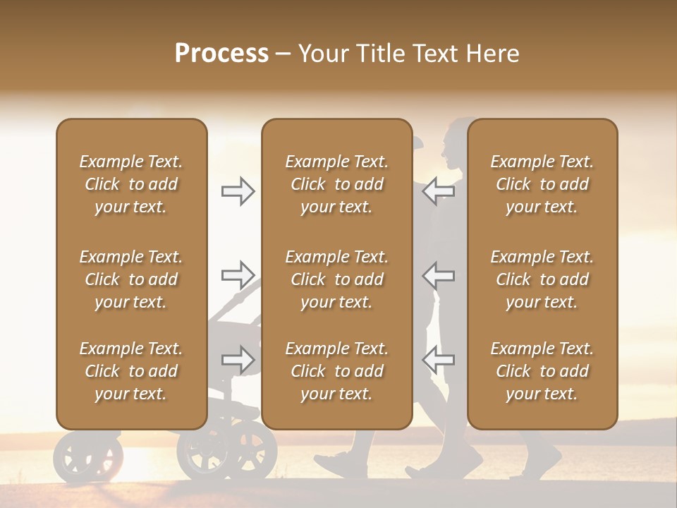 Months Male Sunset PowerPoint Template